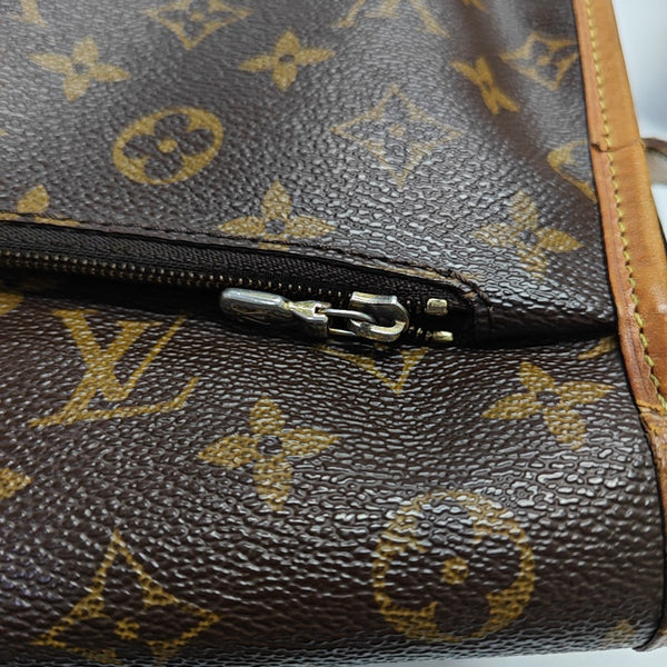 MENILMONTANT MM Monogram Coated Canvas Brown