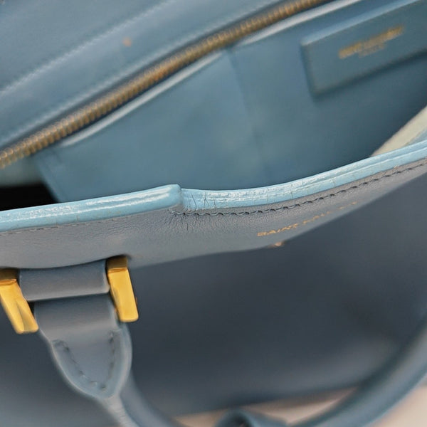 CHYC Y LIGNE Small Calfskin Blue