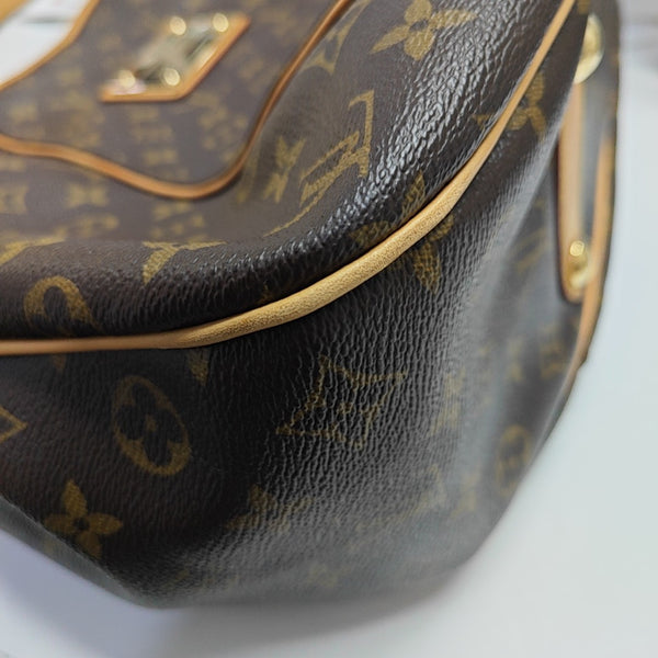 GALLIERA GM Monogram Coated Canvas Brown