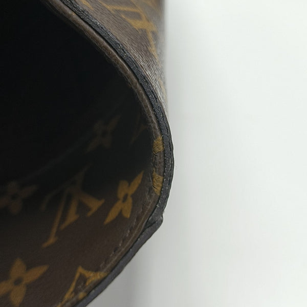 MONTAIGNE GM Monogram Coated Canvas Brown