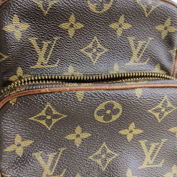 AMAZON Monogram Coated Canvas Brown