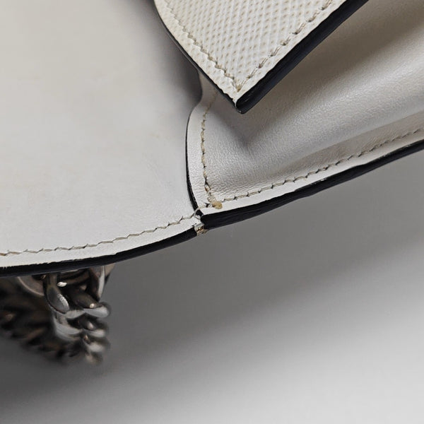 Monochrome Saffiano Calfskin White