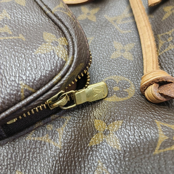 MONTSOURIS MM Monogram Coated Canvas Brown