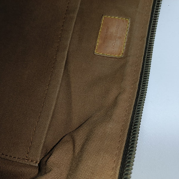 TULUM GM Monogram Coated Canvas Brown