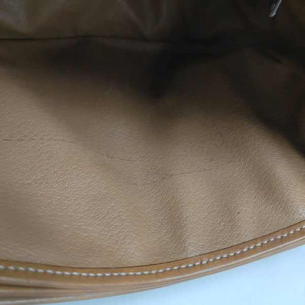 MACADAM CLUTCHES Coated Canvas Brown