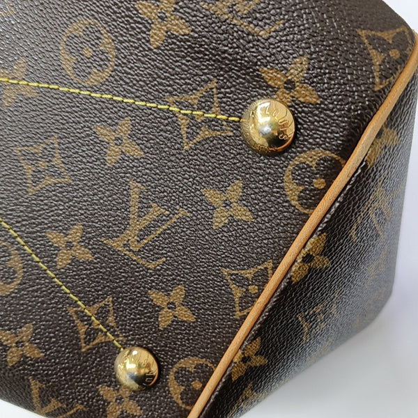 TIVOLI GM Monogram Coated Canvas Brown