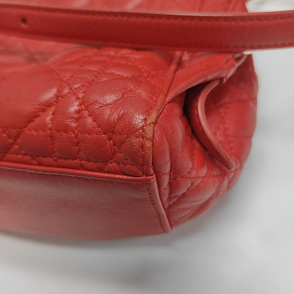 Stardust Cannage Calfskin Red