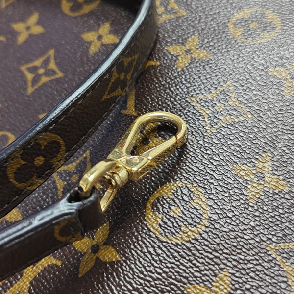 MONTAIGNE Monogram Coated Canvas Brown