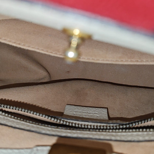 Sylvie Medium Calfskin Beige