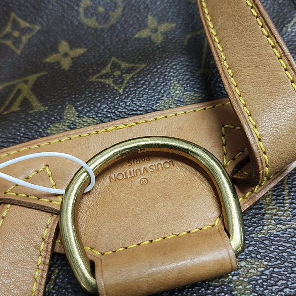 MONTSOURIS MM Monogram Coated Canvas Brown