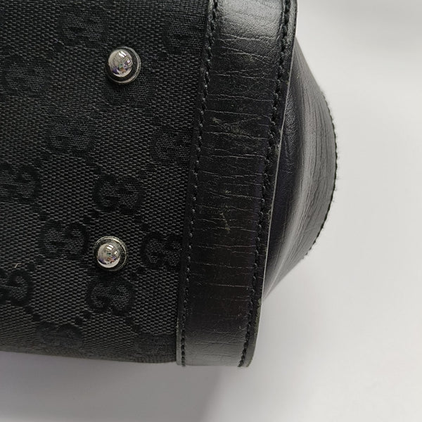 Monogram Canvas Top Handle Bag Black