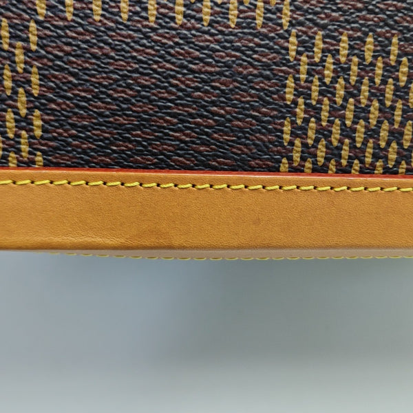 SOFT TRUNK Damier Ebene Coated Canvas Brown