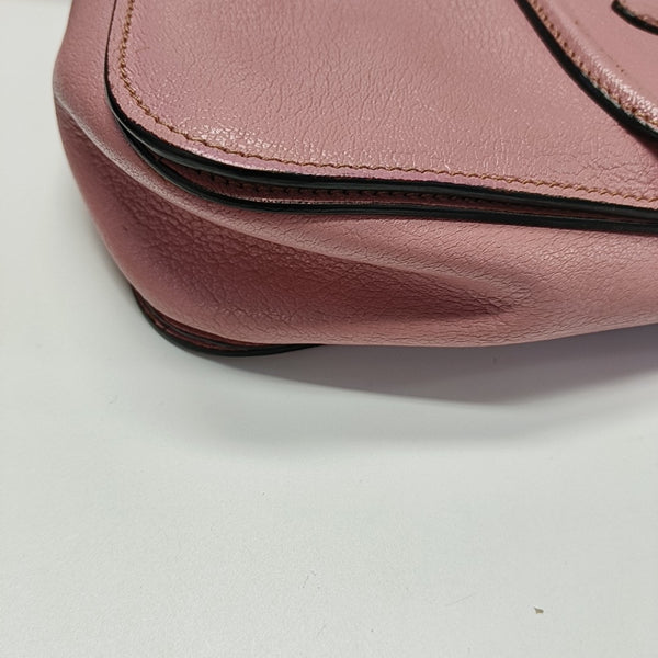 Calfskin Shoulder Bag Pink
