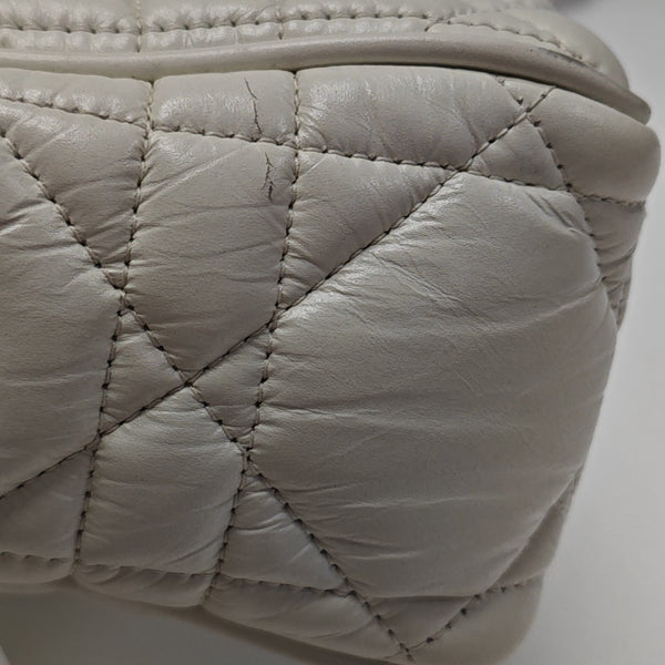 Diorcamp Small Cannage Calfskin White