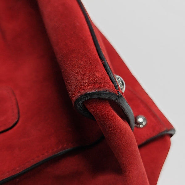 Glace Calf Suede Red