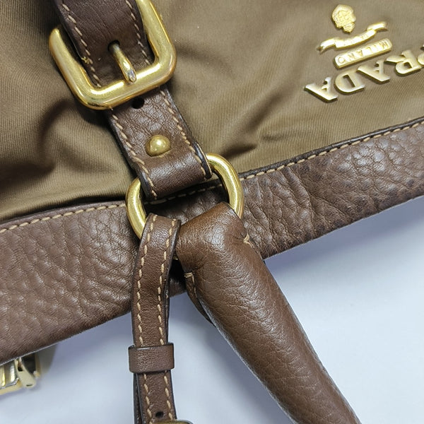 Gaufre Nylon Brown