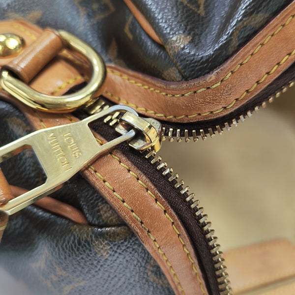 RETIRO GM Monogram Coated Canvas Brown