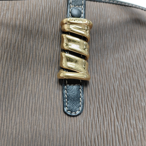 Calfskin Shoulder Bag Brown