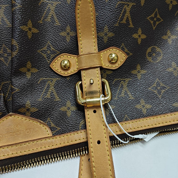PALERMO GM Monogram Coated Canvas Brown