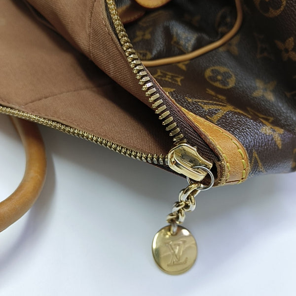 TIVOLI GM Monogram Coated Canvas Brown