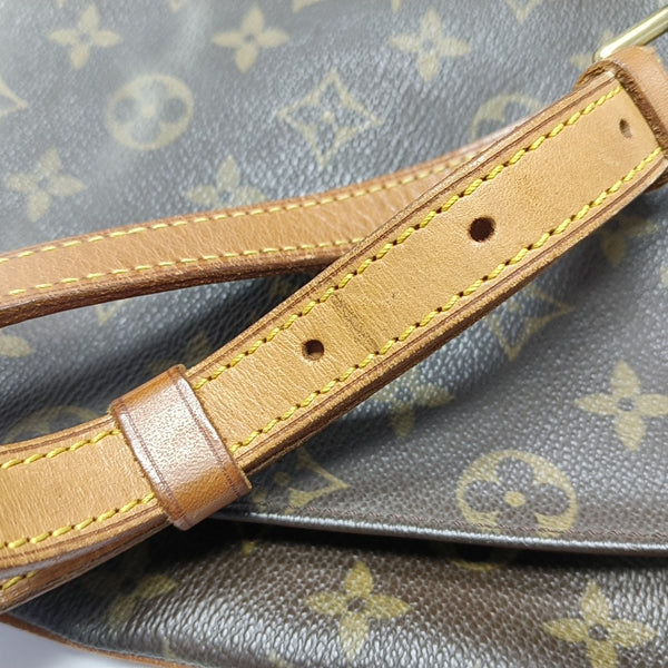 MUSETTE TANGO PM Monogram Coated Canvas Brown