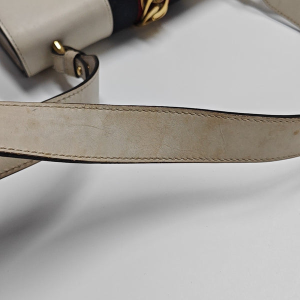 Sylvie Small Calfskin White