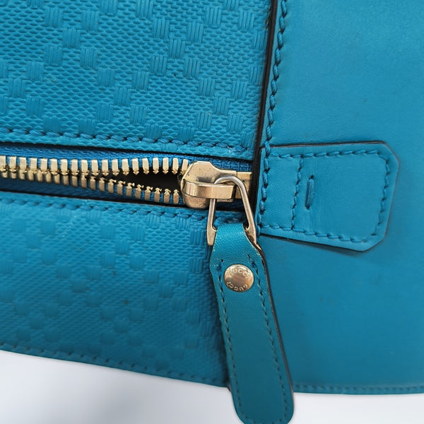 Quilted Calfskin Shoulder Bag Blue