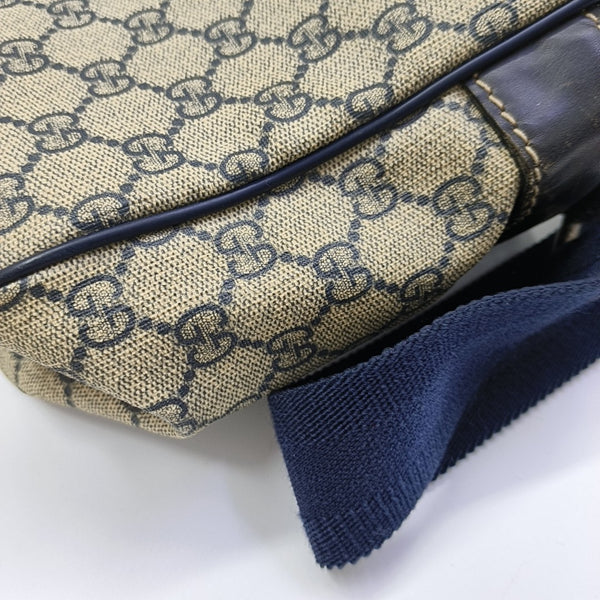 GG Supreme Monogram Coated Canvas Black