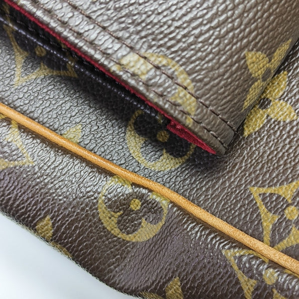 MULTIPLE Monogram Coated Canvas Brown