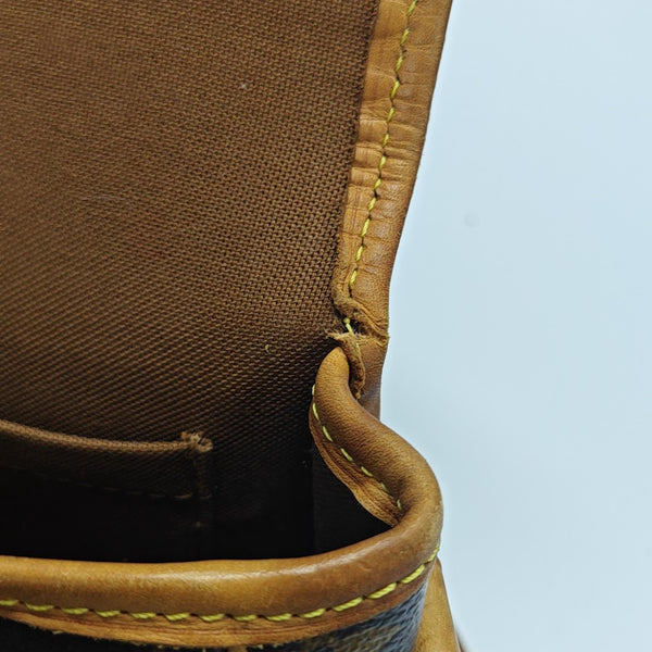 SOLOGNE PM Monogram Coated Canvas Brown