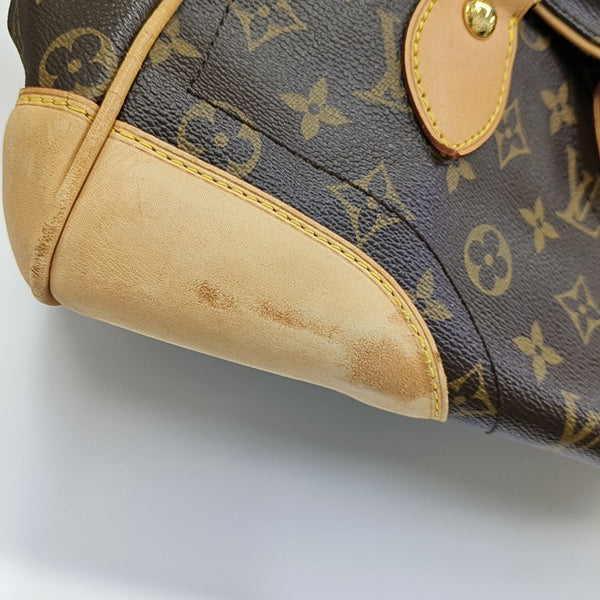 Lona Estampada Monogram BEVERLY Marrón