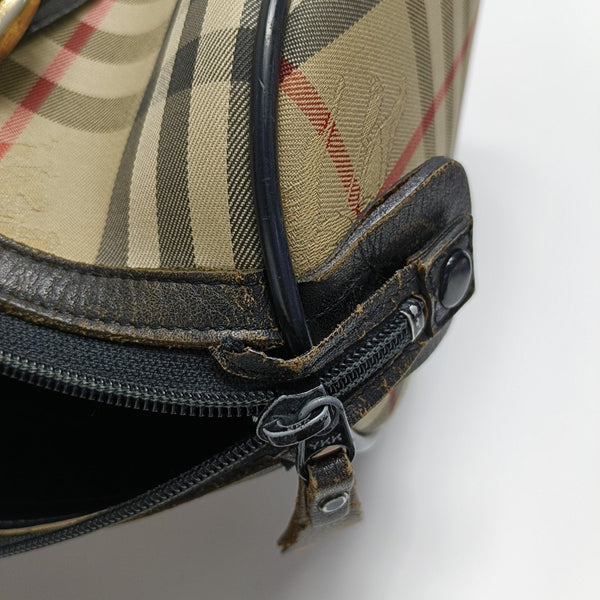 Canvas Top Handle Bag Beige
