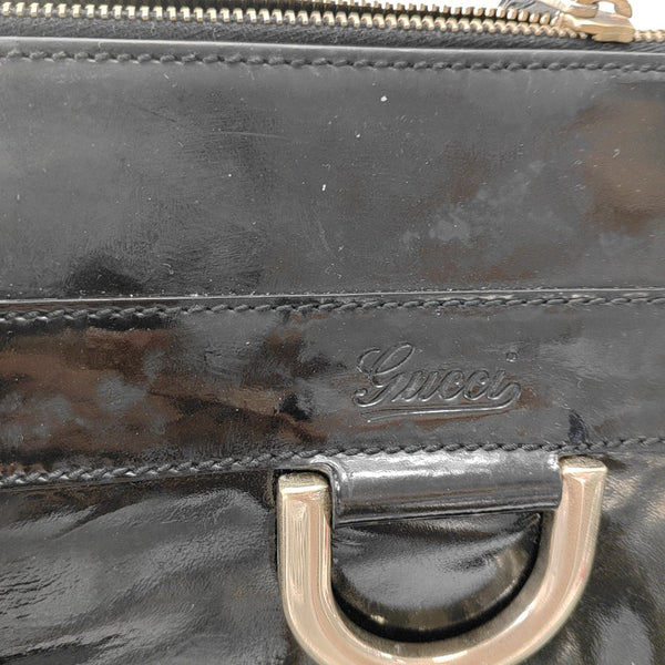 Abbey Patent Leather Black