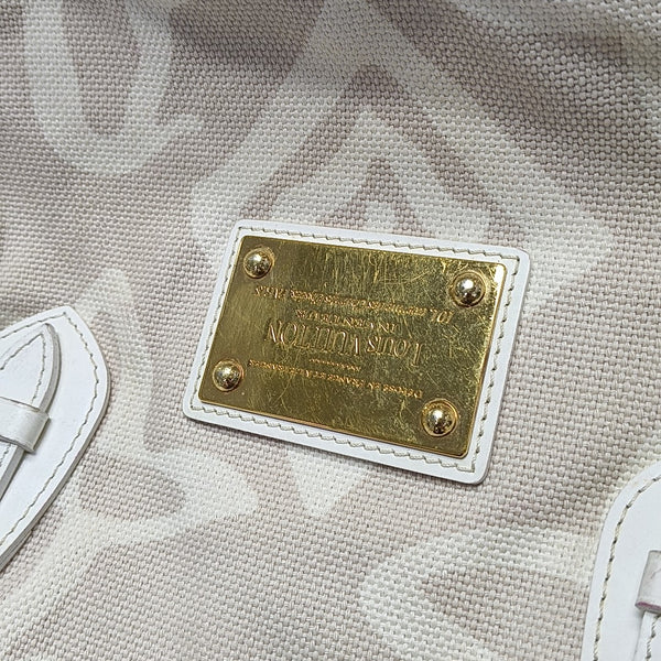 TAHITIENNE CABAS MM Monogram Canvas Beige