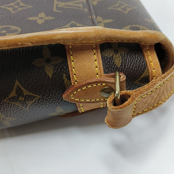 SOLOGNE PM Monogram Coated Canvas Brown