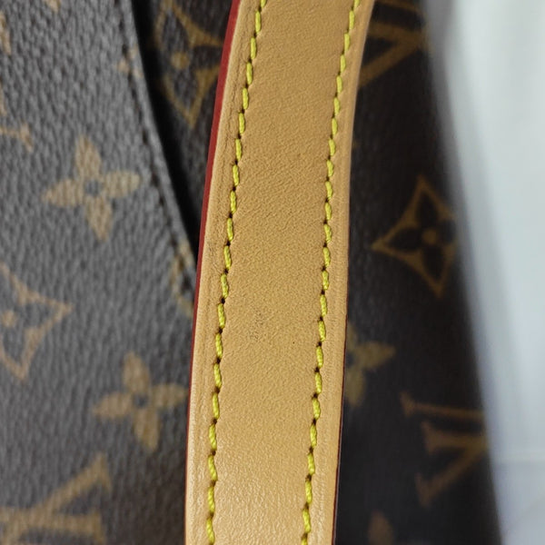 DIANE Monogram Coated Canvas Brown