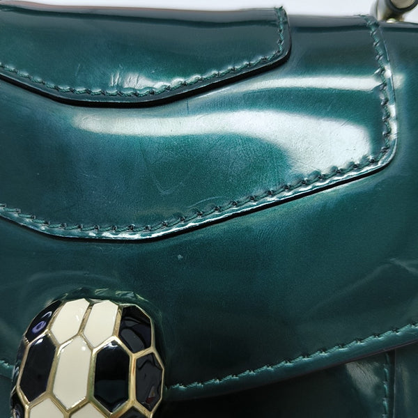 SERPENTI FOREVER Small Calfskin Blue