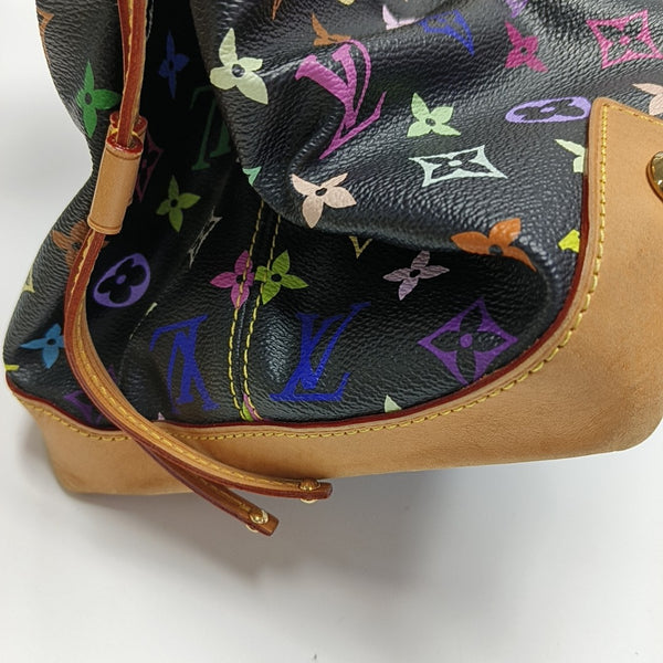 URSULA Monogram Coated Canvas Black