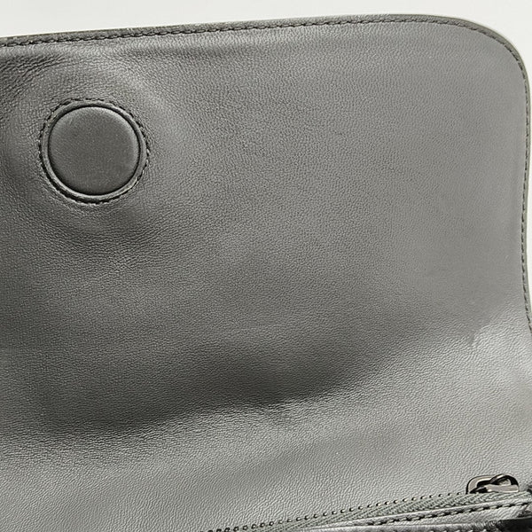 Calfskin Shoulder Bag Gray
