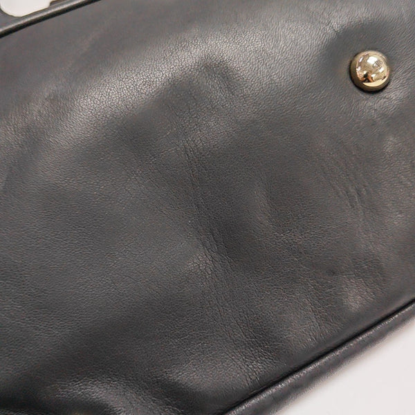 Lambskin Tote Bag Black