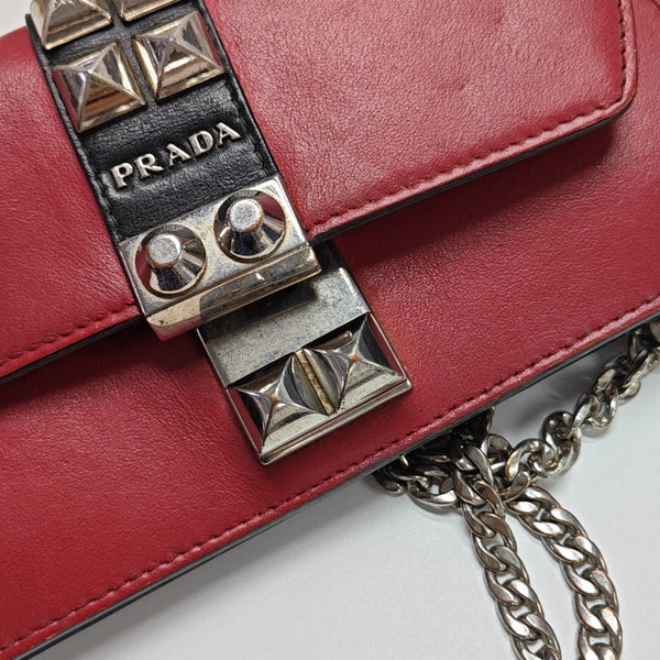 Elektra Mini Calfskin Red