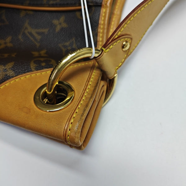 GALLIERA GM Monogram Coated Canvas Brown
