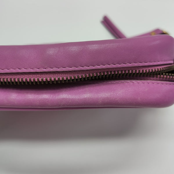 GG Marmont Mini Quilted Calfskin Purple