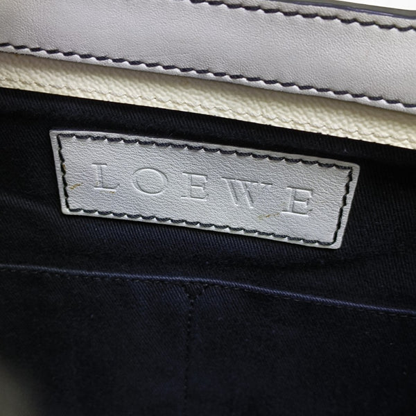 Monogram Calfskin Shoulder Bag White