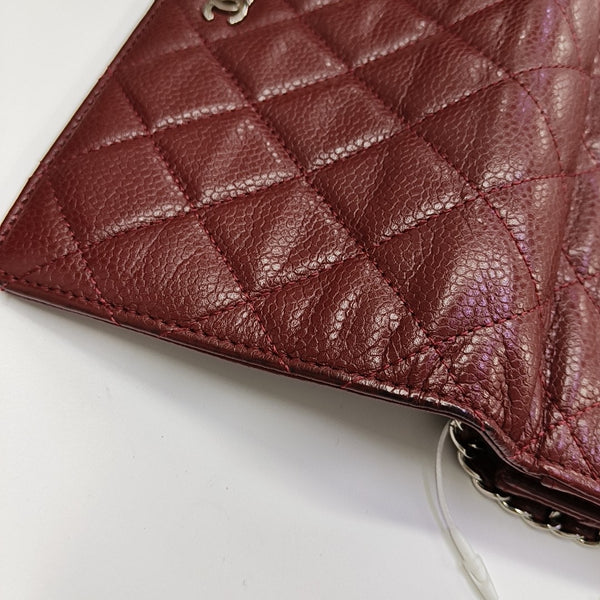 WOC Quilted Grained Calfskin Red