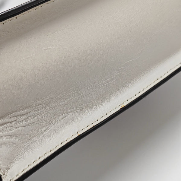 Sylvie Small Calfskin White