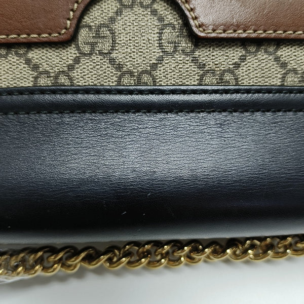 Candado Mediano Monograma Lona Revestida Beige