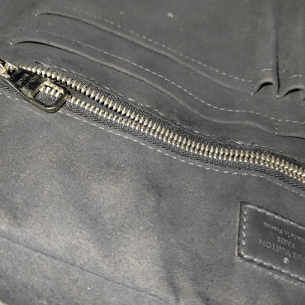 PORTE-DOCUMENTS Damier Coated Canvas Blue