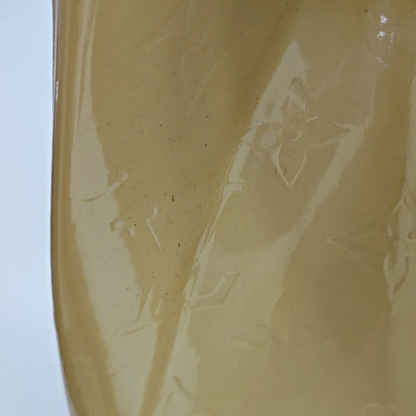 BREA MM Monogram Patent Leather Yellow
