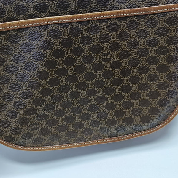 MACADAM CLUTCHES Coated Canvas Brown